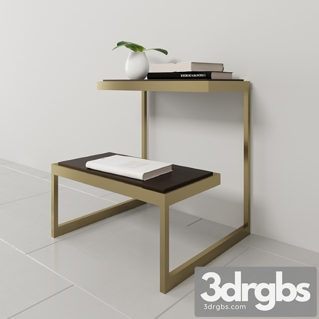 Hooker Furniture Curata End Table 3dsmax Download - thumbnail 1