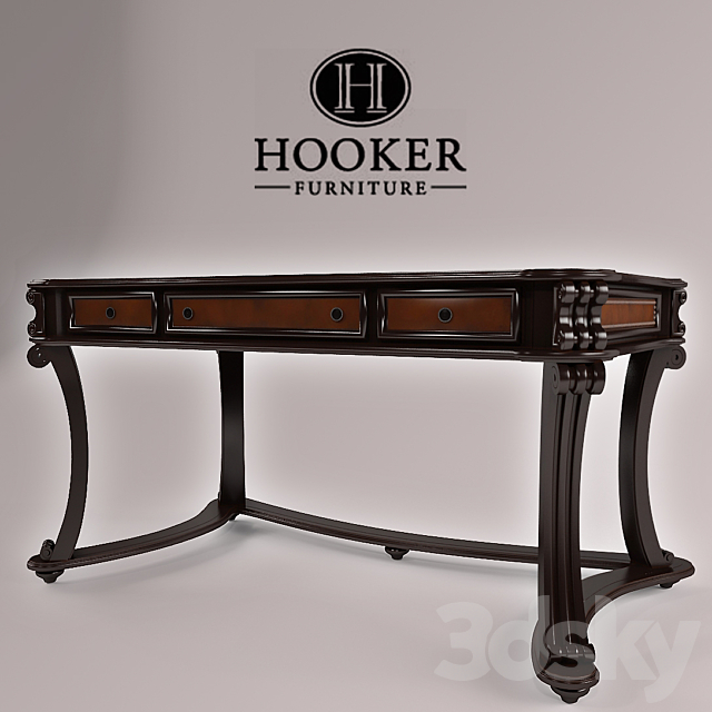 Hooker Writing Desk 3DS Max Model - thumbnail 1