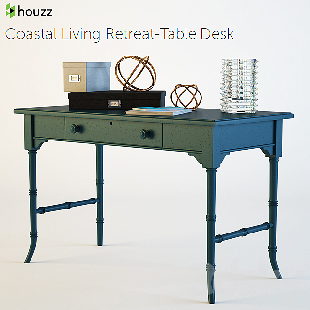 houzz _ Coastral Living-Retreat Table Desk 3DSMax File - thumbnail 2