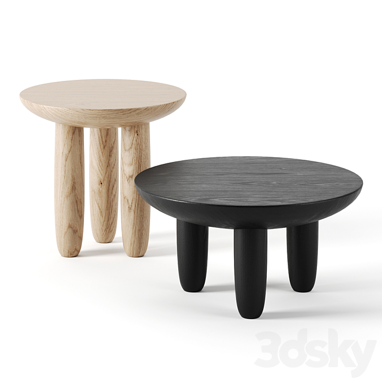 HRYB tables Faina Collection 3DS Max - thumbnail 1