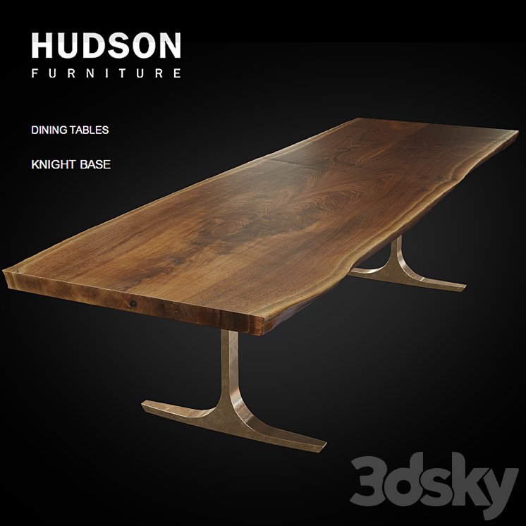 Hudson Furniture KNIGHT BASE 3DS Max - thumbnail 1