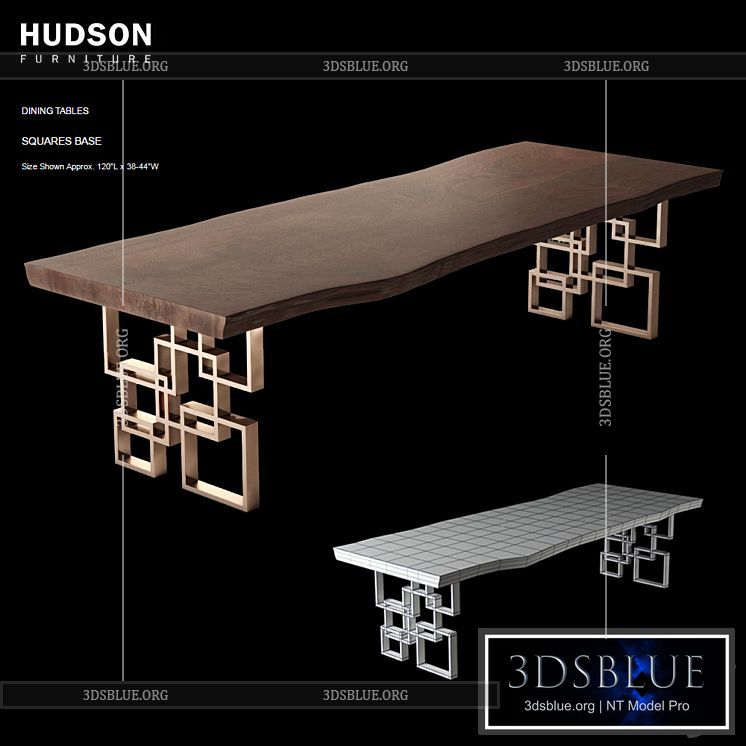 Hudson Squares Base 3DS Max - thumbnail 3