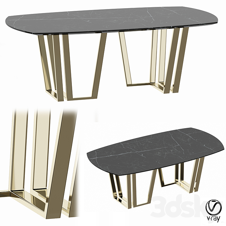 Hugo table from My Imagination Lab 3DS Max - thumbnail 1