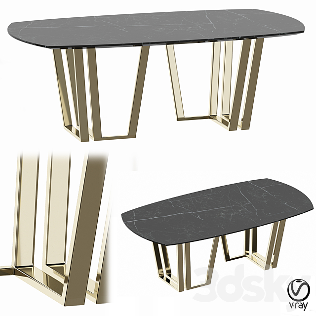 Hugo table from My Imagination Lab 3DSMax File - thumbnail 1