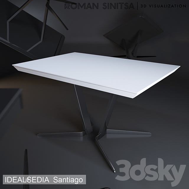 IDEAL SEDIA Santiago 3DSMax File - thumbnail 1