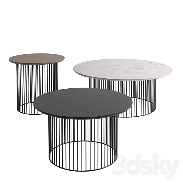 IDRA COFFEE TABLE by Kendo Mobiliario 3DSMax File - thumbnail 1