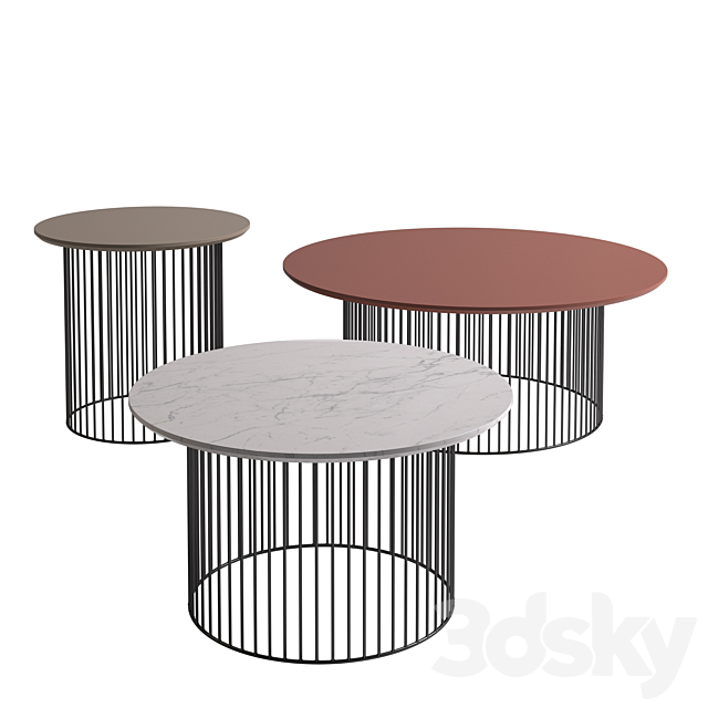 IDRA COFFEE TABLE by Kendo Mobiliario 3DSMax File - thumbnail 2