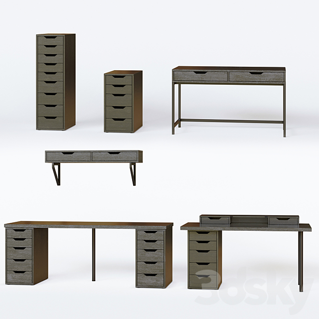 Ikea Alex set 3DSMax File - thumbnail 2