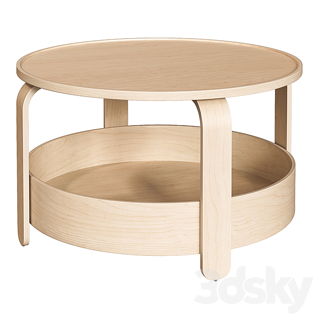 IKEA BORGEBY Coffee table 3DS Max Model - thumbnail 3