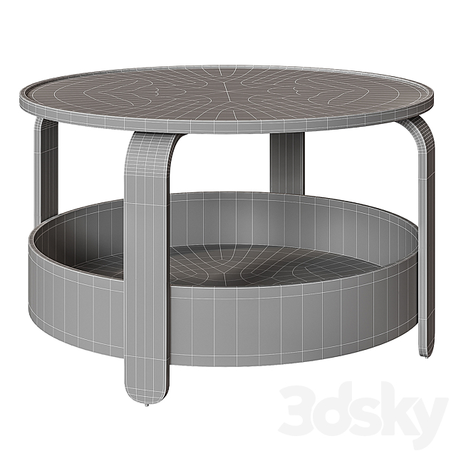 IKEA BORGEBY Coffee table 3DS Max Model - thumbnail 5