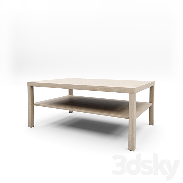 Ikea lack 3DS Max Model - thumbnail 2