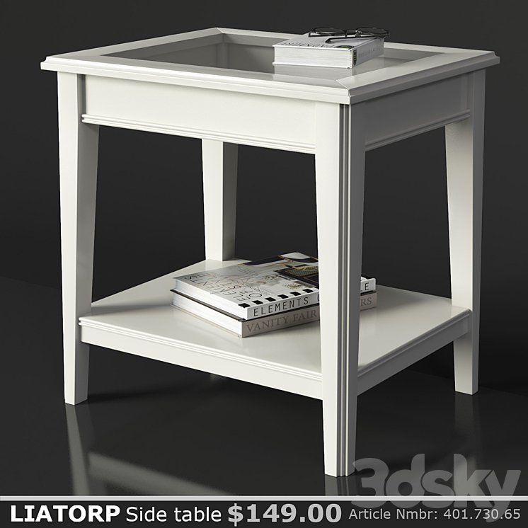 IKEA LIATORP Side table 3DS Max - thumbnail 1