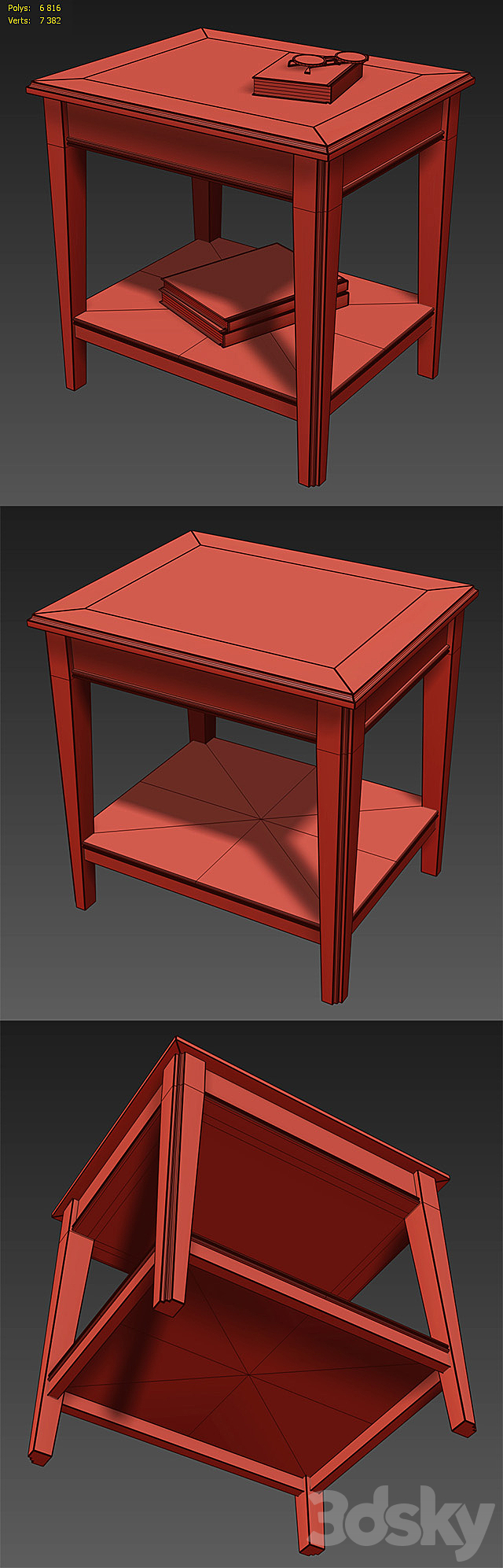 IKEA LIATORP Side table 3DSMax File - thumbnail 3