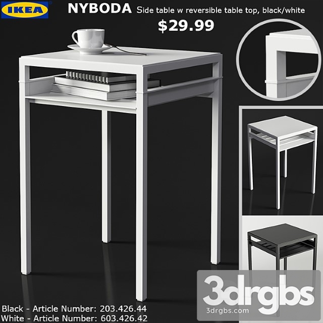 Ikea nyboda table - thumbnail 1