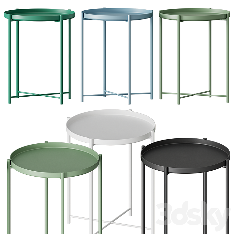 Ikea Table Gladom 3DS Max - thumbnail 1