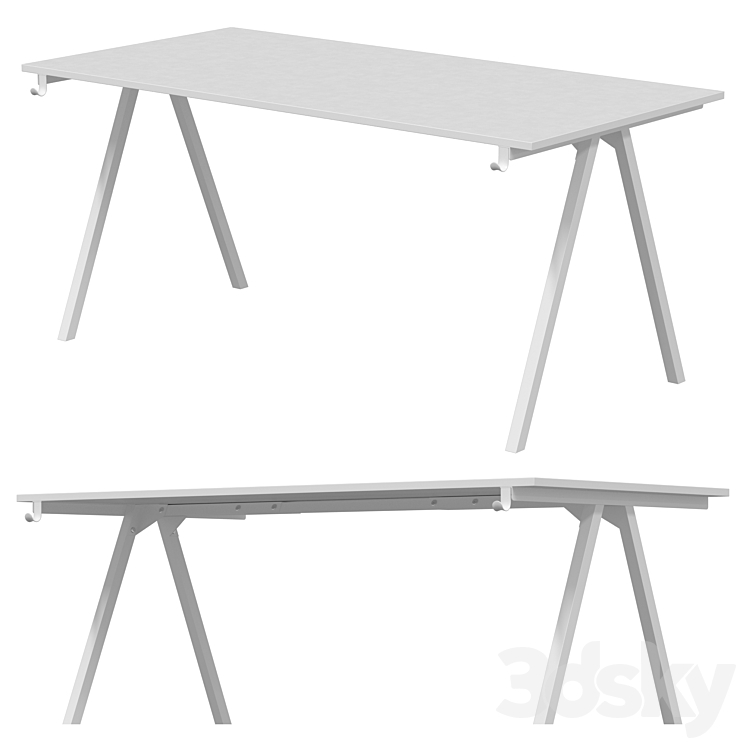 IKEA – TROTTEN Desk 3DS Max - thumbnail 2