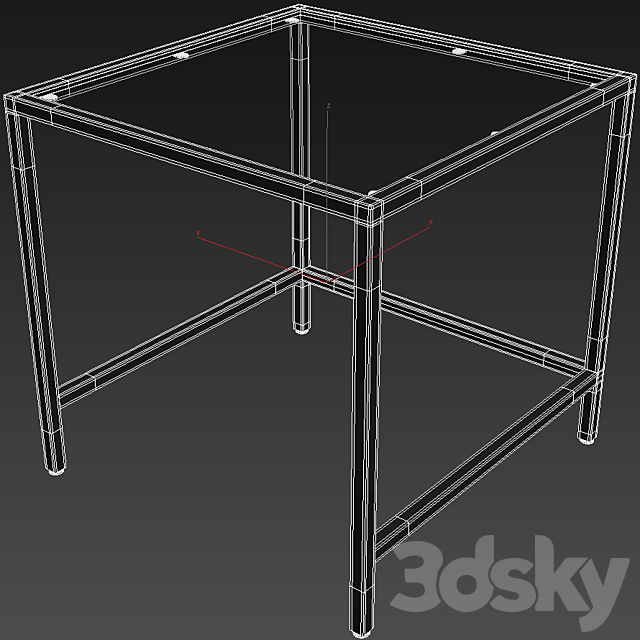 IKEA VITTSJÖ 3DS Max Model - thumbnail 4