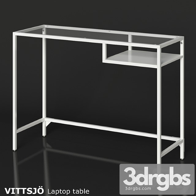 Ikea vittsjo laptop table 2 3dsmax Download - thumbnail 1