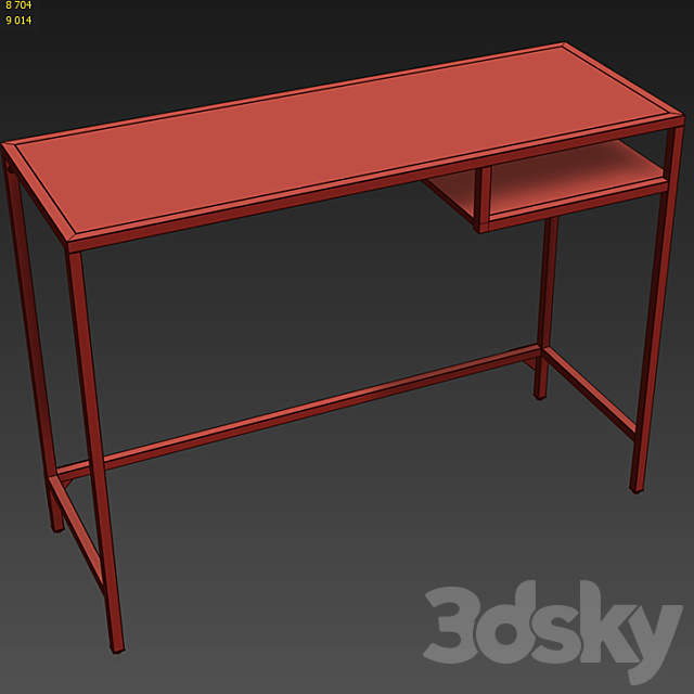 IKEA VITTSJO Laptop table 3DSMax File - thumbnail 4