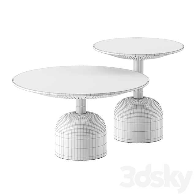 Illo Coffee Tables by Miniforms 3DSMax File - thumbnail 2