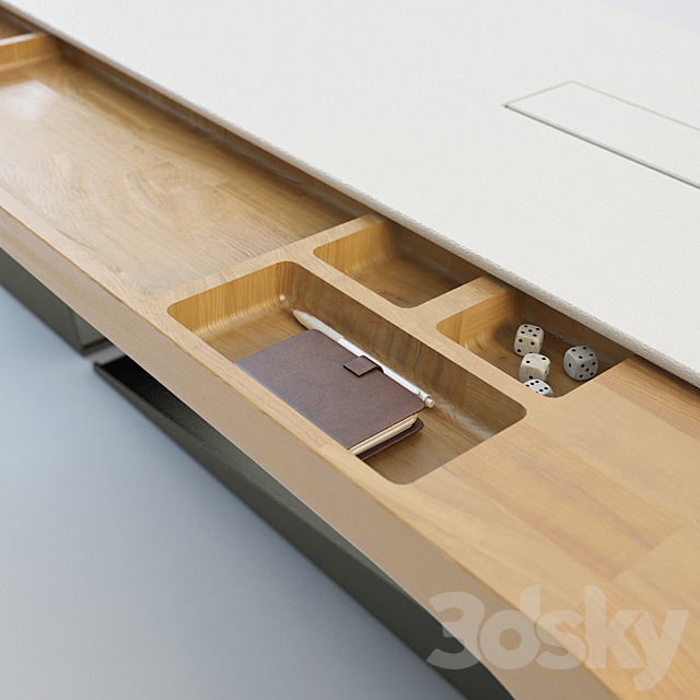 Interior-iD Table 3DS Max Model - thumbnail 2