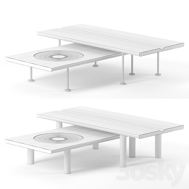 IO coffee tables by Tolv 3DSMax File - thumbnail 2