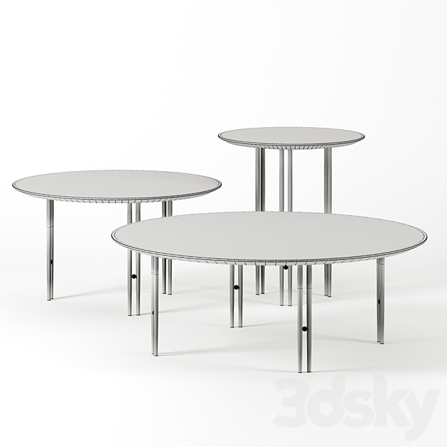 IOI Coffee Tables by Gubi 3DS Max Model - thumbnail 2