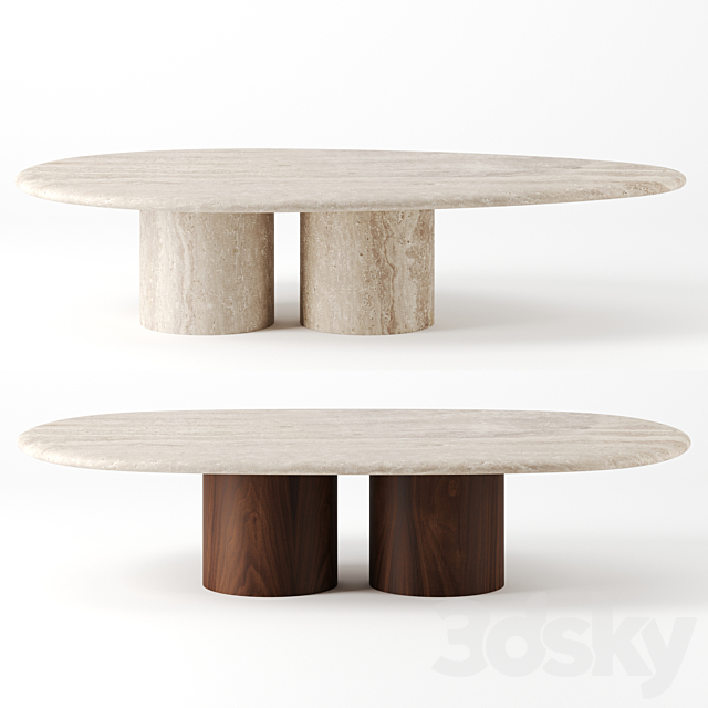 Ippico coffee tables by Martin Masse 3DSMax File - thumbnail 1