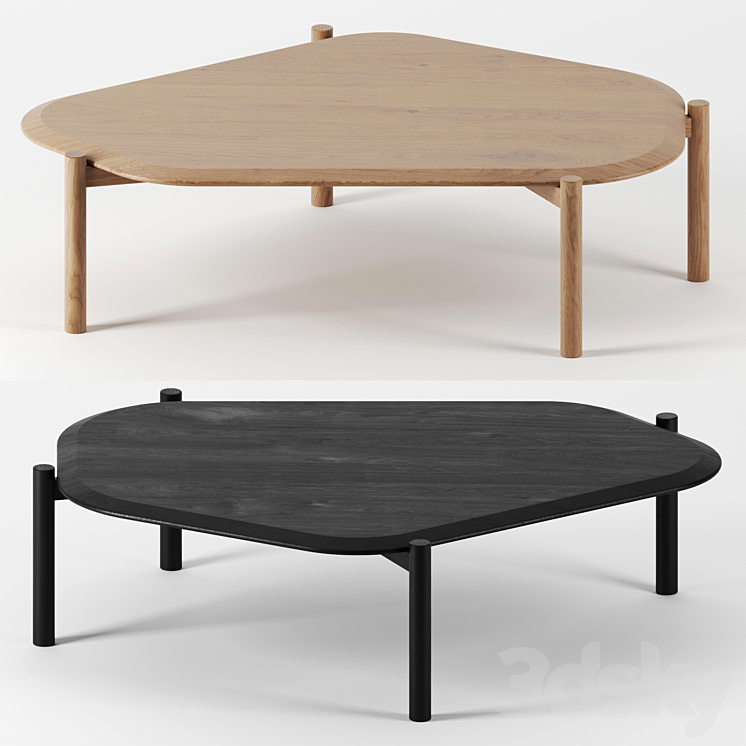 Island Coffee Table by Bolia 3DS Max - thumbnail 1