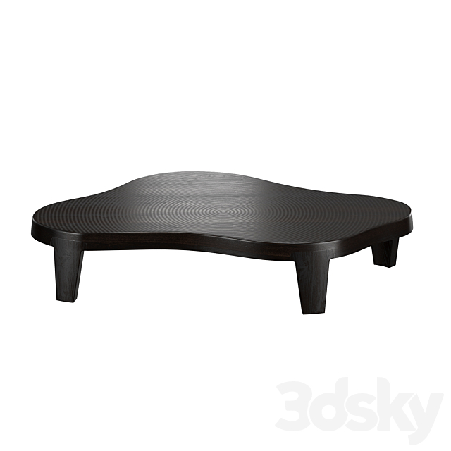 Isola Coffee Table 3ds Max - thumbnail 3