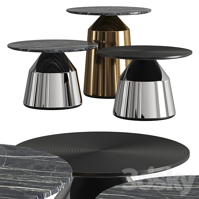 IvaDecorStudio Vertigo Coffee Tables 3DSMax File - thumbnail 1