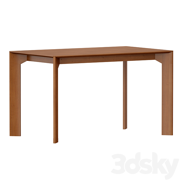 Ivy 50 “Dining Table (Crate and Barrel) 3DS Max Model - thumbnail 2