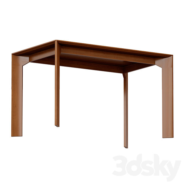 Ivy 50 “Dining Table (Crate and Barrel) 3DS Max Model - thumbnail 3