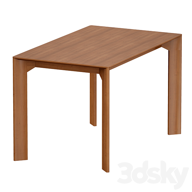 Ivy 50 “Dining Table (Crate and Barrel) 3DS Max Model - thumbnail 4