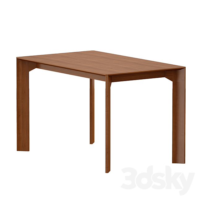 Ivy 50 “Dining Table (Crate and Barrel) 3DS Max Model - thumbnail 5