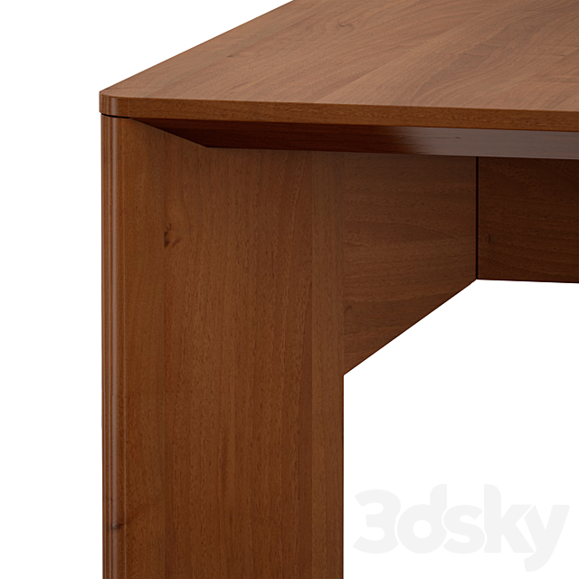 Ivy 50 “Dining Table (Crate and Barrel) 3DS Max Model - thumbnail 6