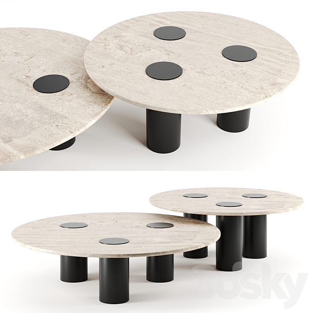 Ivy coffee tables by Grazia & Co 3DSMax File - thumbnail 1