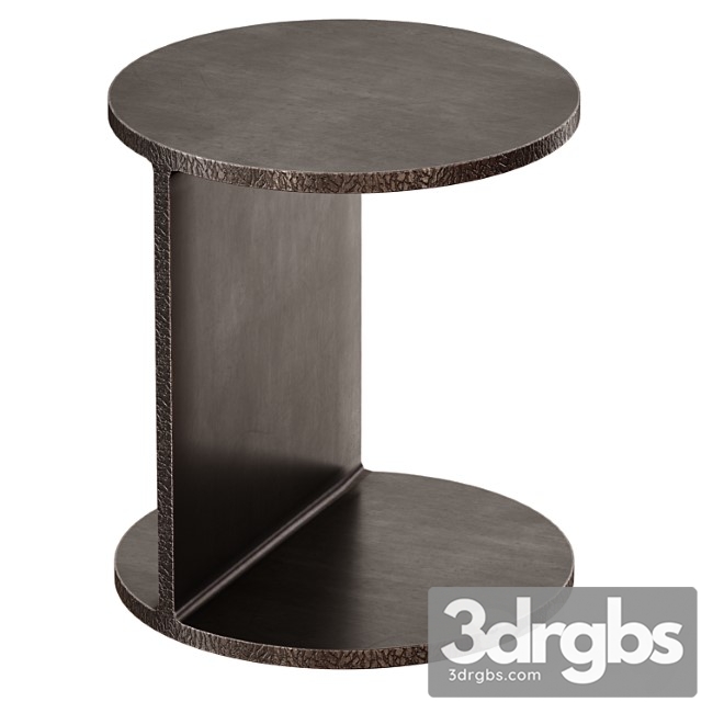 Jackie iron end table (crate and barrel) - thumbnail 1