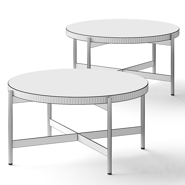 Jaque Terrazzo Coffee Table 3DS Max Model - thumbnail 2