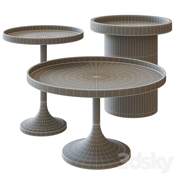 Jason Arama Coffee Table by La Redoute 3DS Max - thumbnail 2