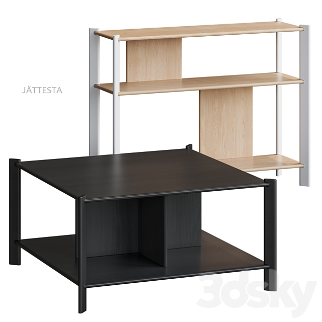 JÄTTESTA IKEA table 3ds Max - thumbnail 1