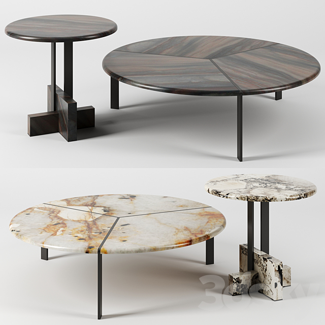 Joaquim tables by Tacchini 3DSMax File - thumbnail 1