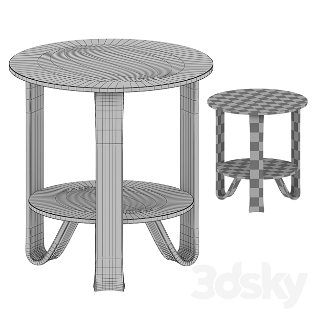 JORDAN ACCENT TABLE 3DSMax File - thumbnail 5