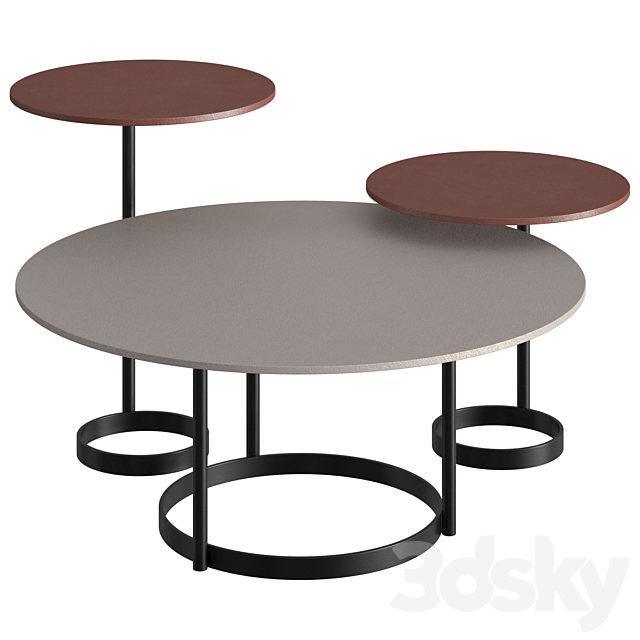 Jori sposa coffee tables 3DSMax File - thumbnail 1