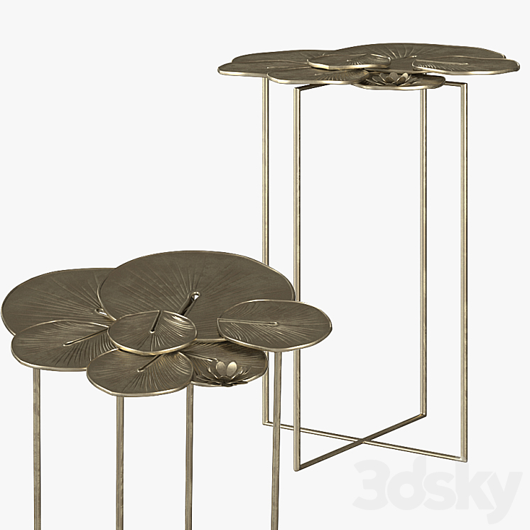 Jumbo Collection Monet coffee table 3DS Max Model - thumbnail 2