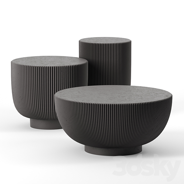 Juno coffee tables by Baxter 3DSMax File - thumbnail 1