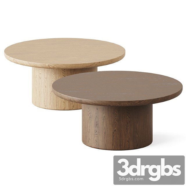 Justice oak coffee table by cb2 - thumbnail 1