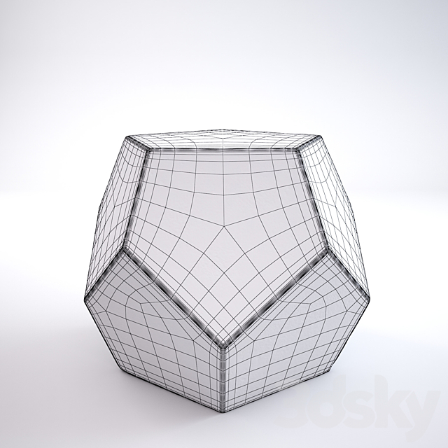 Kare Polygon Table 3DSMax File - thumbnail 3