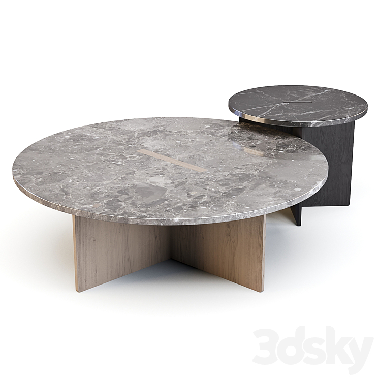 Karimoku CaseStudy: N-ST01 – Coffee and Side Table 3DS Max - thumbnail 1