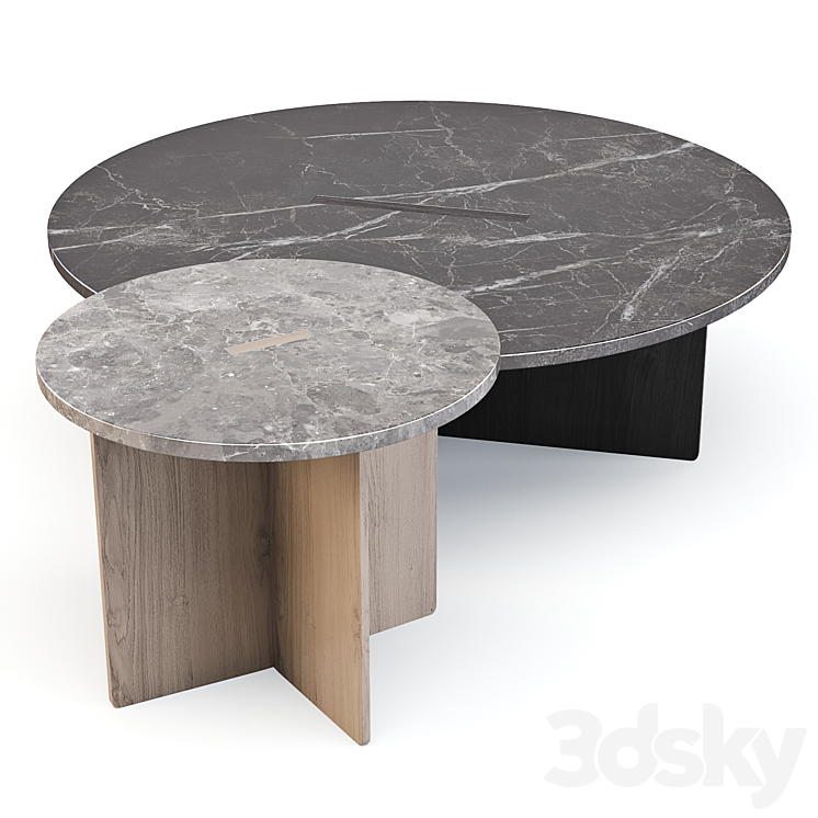 Karimoku CaseStudy: N-ST01 – Coffee and Side Table 3DS Max - thumbnail 2